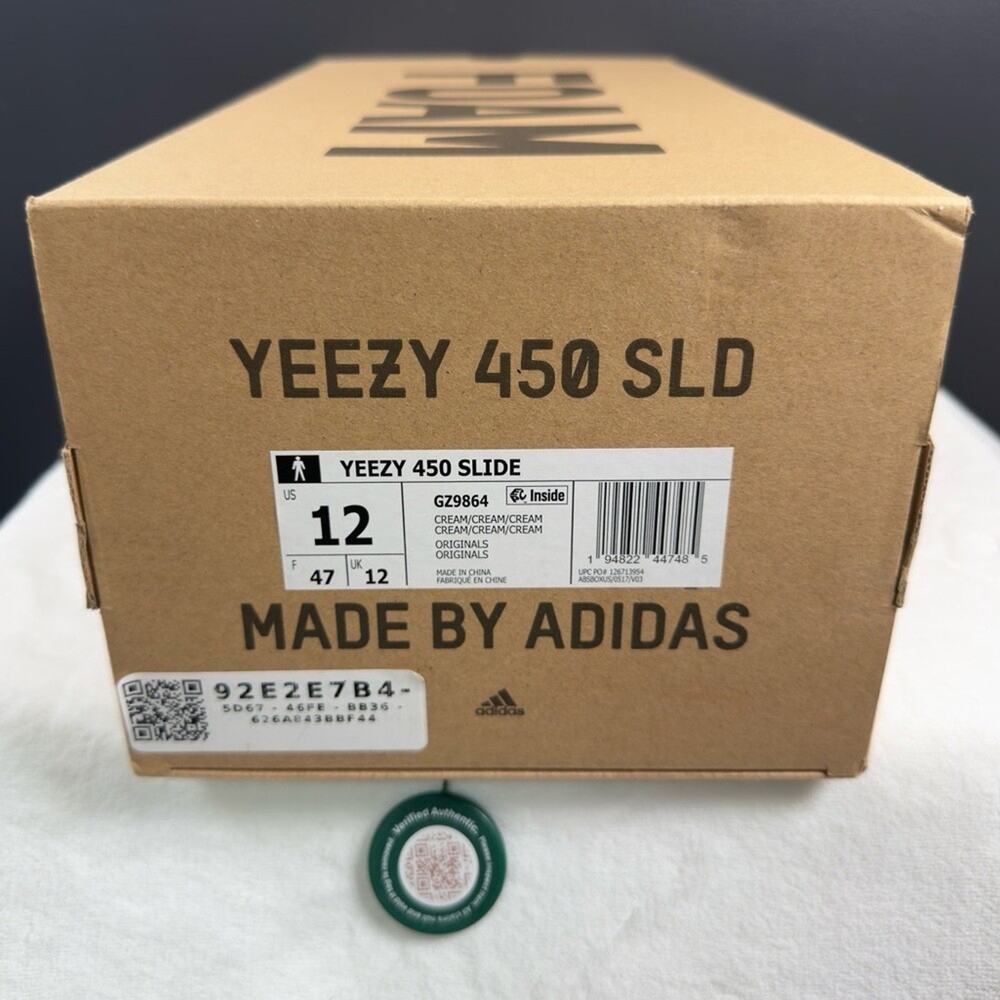 Yeezy 450 Slide ‘Cream’ | GZ9864 | 12M | OG All - Picture 12 of 13